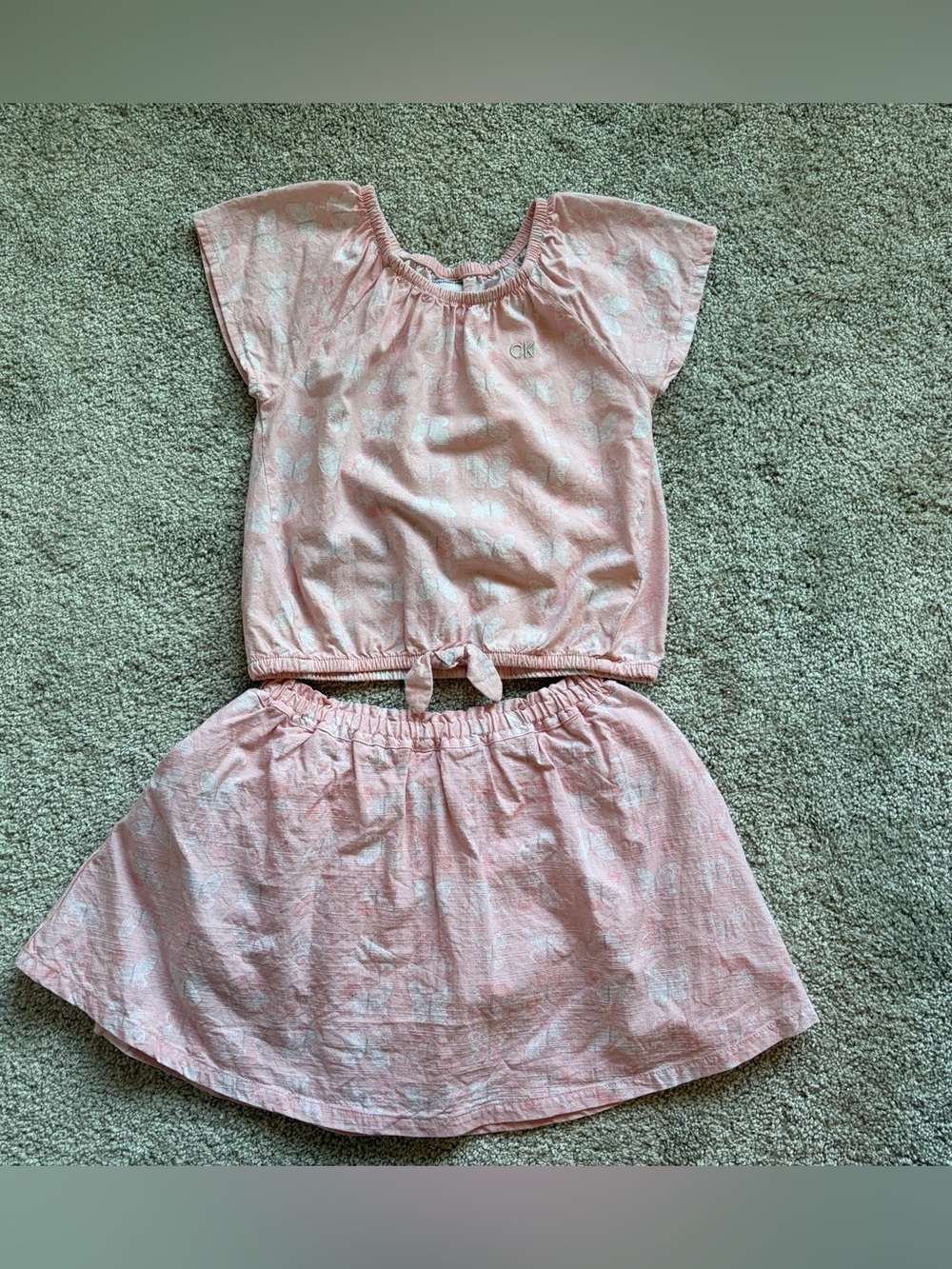 Calvin Klein Jeans girls set size 7